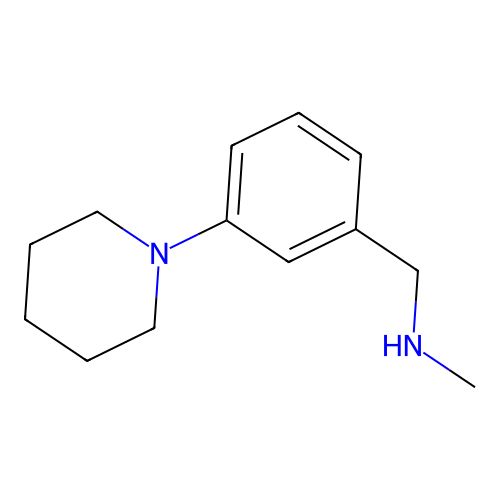 N-methyl-N-(3-piperidin-1-ylbenzyl)amine structure