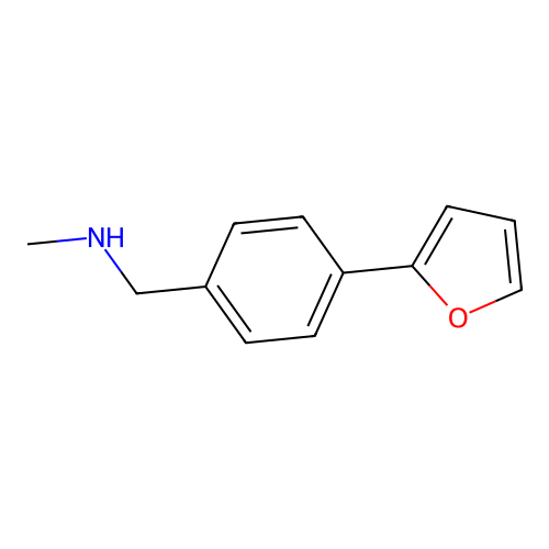 N-[4-(2-Furyl)benzyl]-N-methylamine structure