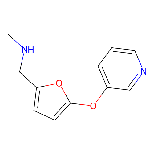 N-Methyl-1-[5-(Pyridin-3-Yloxy)furan-2-Yl]methanamine structure
