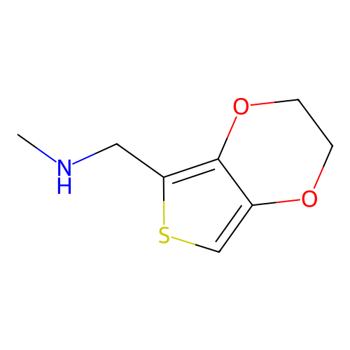 N-(2,3-Dihydrothieno[3,4-b][1,4]dioxin-5-ylmethyl)-N-methylamine structure