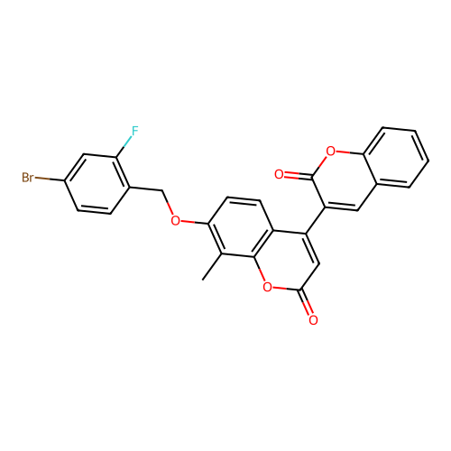 C26H16BrFO5 structure