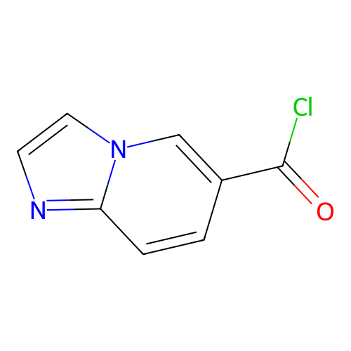 Imidazo[1,2-a]pyridine-6-carbonyl chloride structure