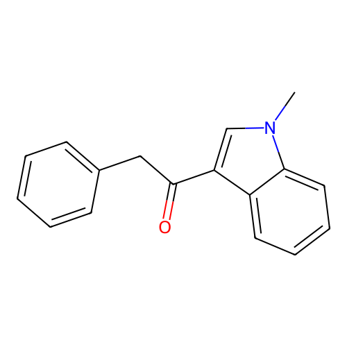 1-(1-methyl-1H-indol-3-yl)-2-phenylethanone structure