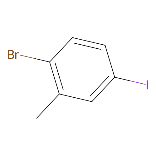 2-Bromo-5-iodotoluene structure