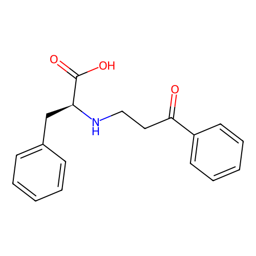 DL-Phenylalanine, N-(3-oxo-3-phenylpropyl)- structure