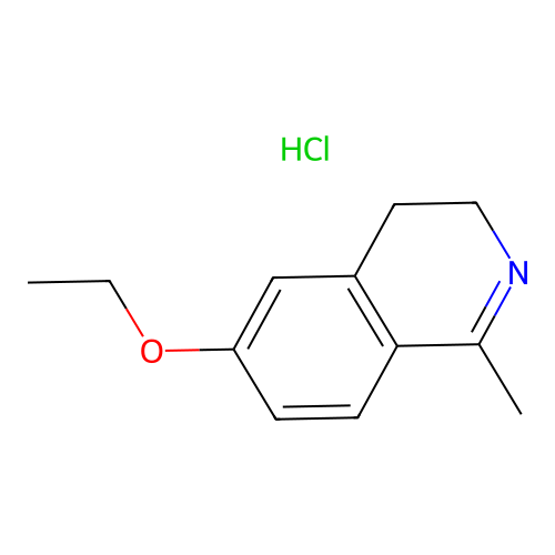 3,4-Dihydro-6-ethoxy-1-methylisoquinoline hydrochloride structure