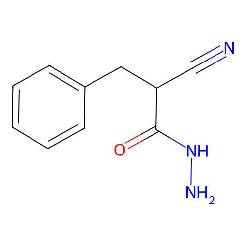 2-氰基-3-苯基丙酰肼 structure
