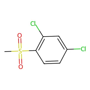Benzene, 2,4-dichloro-1-(methylsulfonyl)- structure