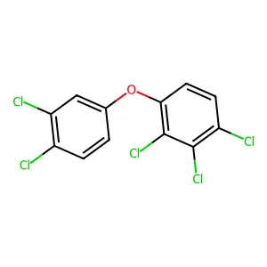 2,3,3',4,4'-五氯二苯醚 structure