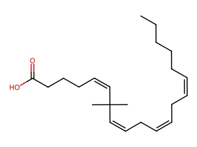 7,7-二甲基二十碳-5,8,11,14-四烯酸 structure
