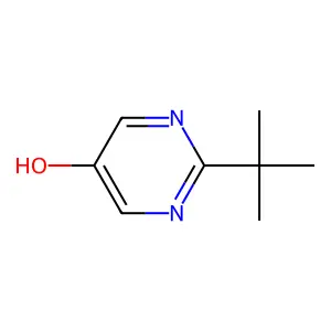 5-Pyrimidinol, 2-(1,1-dimethylethyl)- structure