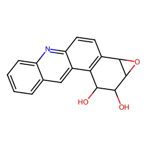 1a,10,11,11a-Tetrahydro[1]benzoxireno[3,2-a]acridine-10,11-diol structure