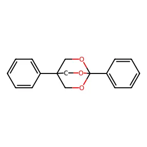 2,6,7-Trioxabicyclo(2.2.2)octane, 1,4-diphenyl- structure
