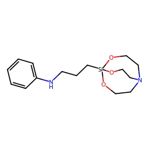 2,8,9-Trioxa-5-aza-1-silabicyclo(3.3.3)undecane-1-propanamine, N-phenyl- structure