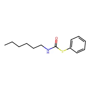 己基硫代氨基甲酸-S-苯酯 structure