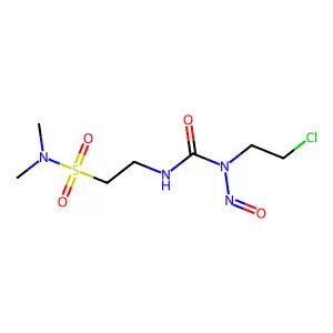 Tauromustine structure