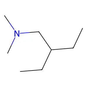 2-乙基-N,N-二甲基-1-丁胺 structure