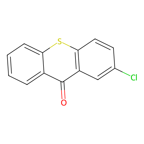 2-Chlorothioxanthone structure
