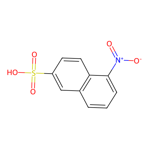 5-Nitro-2-naphthalenesulfonic acid structure