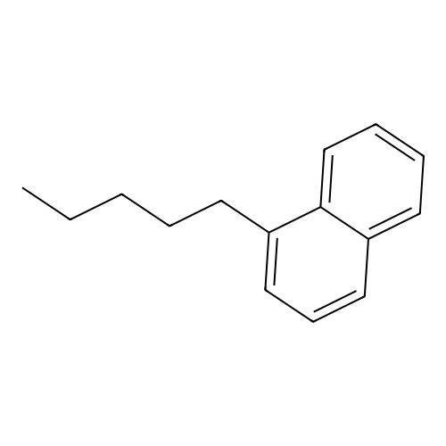 1-Pentylnaphthalene structure