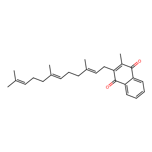 Menaquinone(3) structure