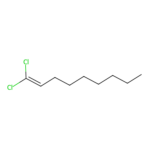 1,1-Dichloronon-1-ene structure