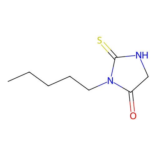 3-Pentyl-2-sulfanylideneimidazolidin-4-one structure