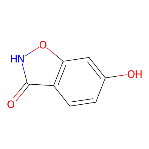 6-Hydroxy-3-oxo-1,2-benzisoxazolin structure