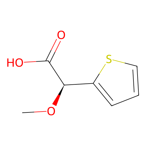 (S)-2-Methoxy-2-(2-thienyl)acetic Acid structure