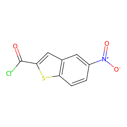 5-Nitro-1-benzothiophene-2-carbonyl chloride structure