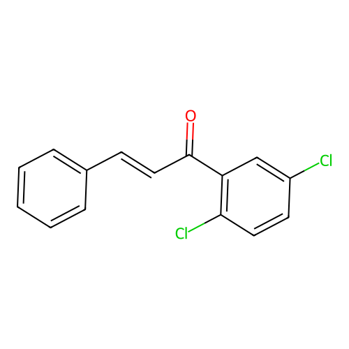 (2E)-1-(2,5-Dichlorophenyl)-3-phenylprop-2-en-1-one structure