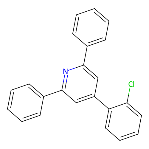 4-(2-Chlorophenyl)-2,6-diphenylpyridine structure