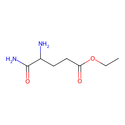 Ethyl 4,5-diamino-5-oxopentanoate structure