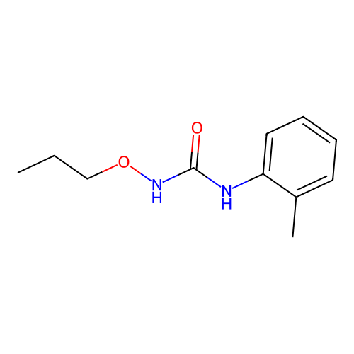 N-(2-methylphenyl)-N'-propoxyurea structure