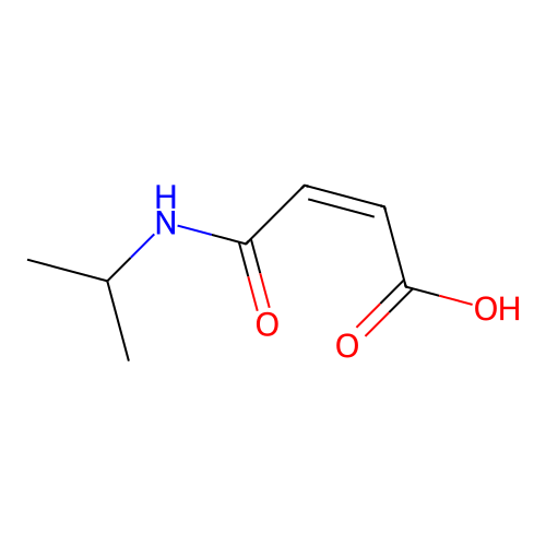 4-(Isopropylamino)-4-oxo-2-butenoic acid structure