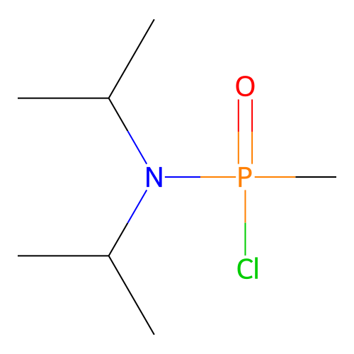 N,N-二异丙基甲基膦酰胺氯化物 structure