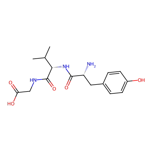 H-D-Tyr-val-gly-OH structure