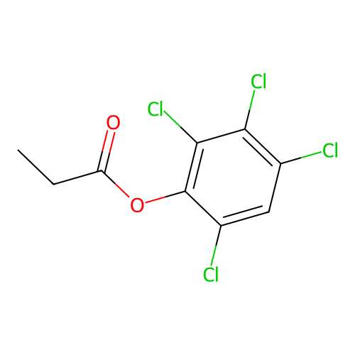 (2,3,4,6-Tetrachlorophenyl) propanoate structure
