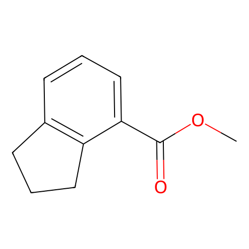 Methyl 2,3-dihydro-1H-indene-4-carboxylate structure