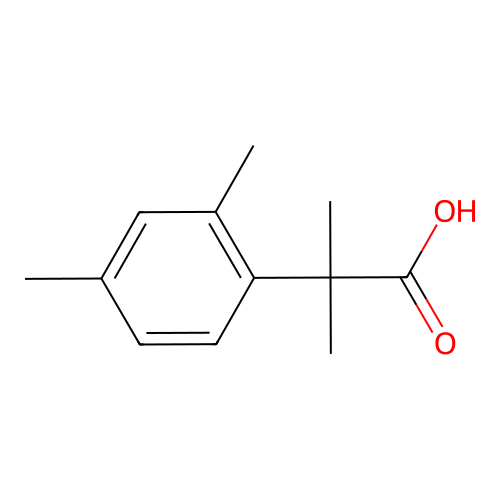 2-(2,4-二甲基苯基)-2-甲基丙酸 structure