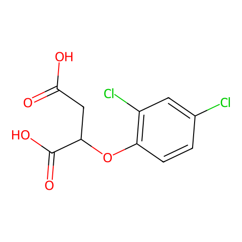 2-(2,4-dichlorophenoxy)butanedioic Acid structure