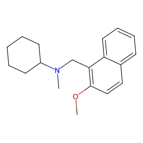 N-[(2-methoxynaphthalen-1-yl)methyl]-N-methylcyclohexanamine structure