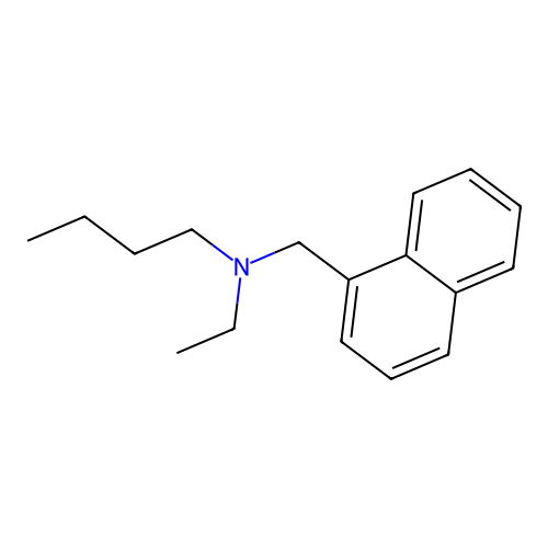 N-ethyl-N-(naphthalen-1-ylmethyl)butan-1-amine structure