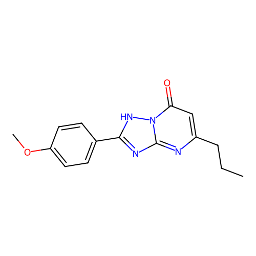 2-(4-Methoxyphenyl)-5-propyl[1,2,4]triazolo[1,5-a]pyrimidin-7-ol structure