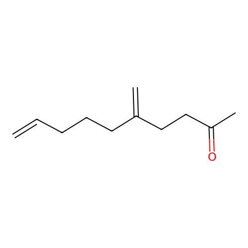 9-Decen-2-one, 5-methylene- structure