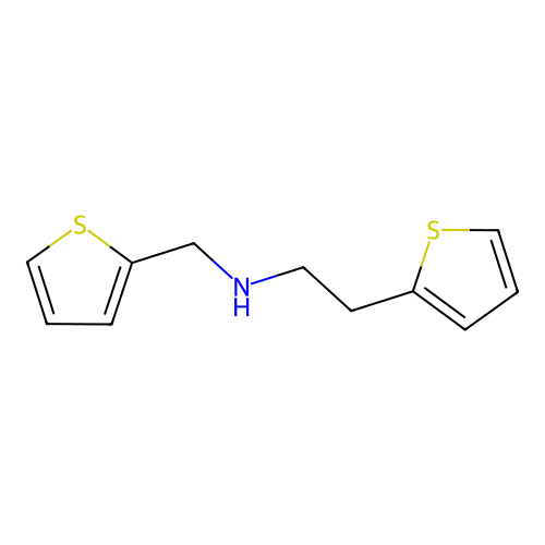 N-(2-thien-2-ylethyl)-N-(thien-2-ylmethyl)amine structure
