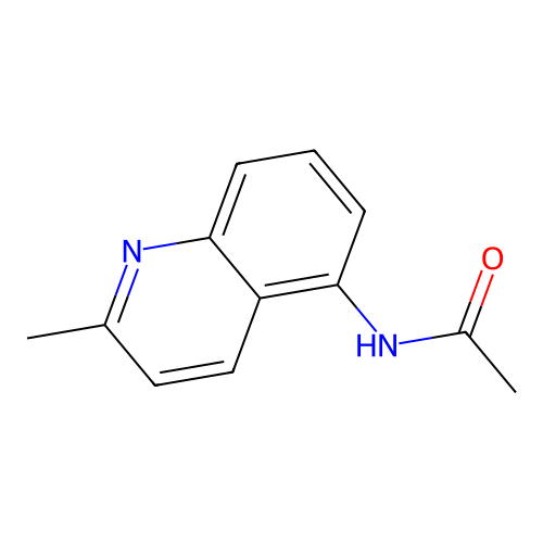 N-(2-methylquinolin-5-yl)acetamide structure