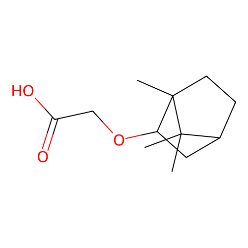 2-((1,7,7-Trimethylbicyclo[2.2.1]heptan-2-yl)oxy)acetic acid structure