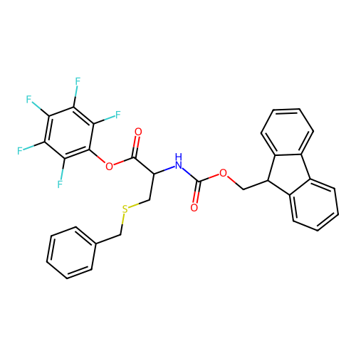 Fmoc-Cys(Bzl)-OPfp structure