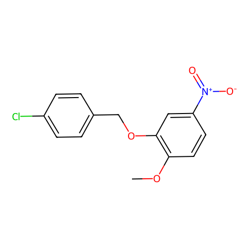 2-[(4-Chlorophenyl)methoxy]-1-methoxy-4-nitrobenzene structure